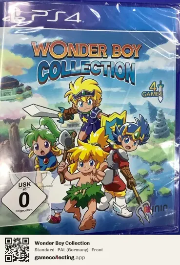 Wonder Boy Collection PlayStation 4, Germany box front