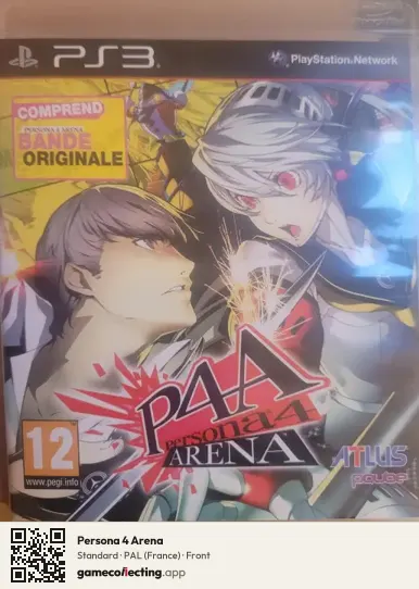 Persona 4 Arena PlayStation 3, France box front