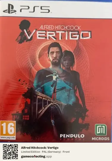 Alfred Hitchcock: Vertigo PlayStation 5, Germany box front