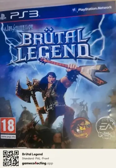 Brütal Legend PlayStation 3, PAL box front