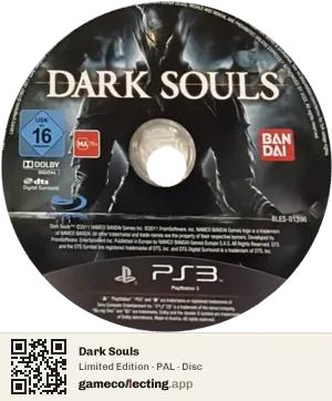 Dark Souls PlayStation 3, PAL disc