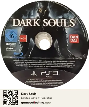 Dark Souls PlayStation 3, PAL disc