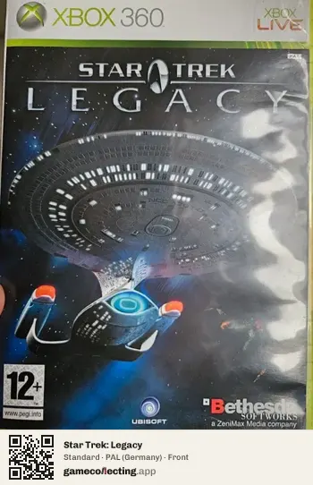 Star Trek: Legacy Xbox 360, Germany box front