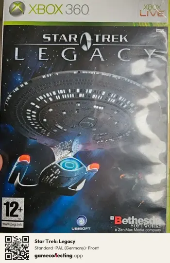 Star Trek: Legacy Xbox 360, Germany box front