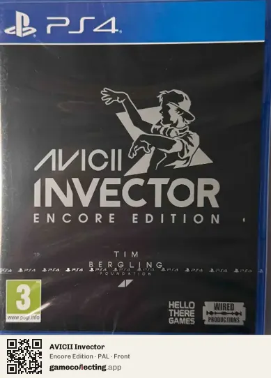 AVICII Invector PlayStation 4, PAL box front
