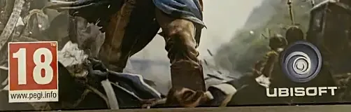 Assassin's Creed IV: Black Flag, the PEGI square on its front