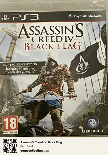 Assassin's Creed IV: Black Flag PlayStation 3, PAL box front