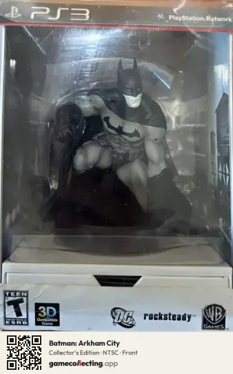 Batman: Arkham City PlayStation 3, NTSC box front