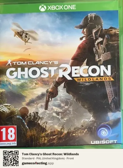 Tom Clancy's Ghost Recon: Wildlands Xbox One, United Kingdom box front