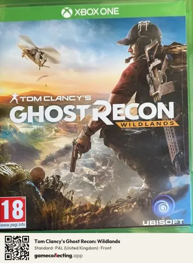 Tom Clancy's Ghost Recon: Wildlands Xbox One, United Kingdom box front