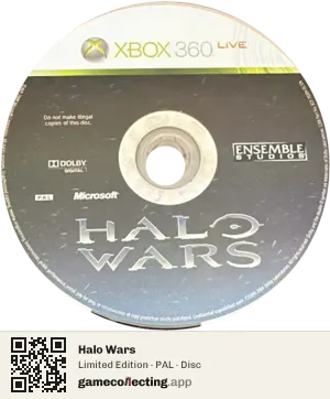 Halo Wars Xbox 360, PAL disc