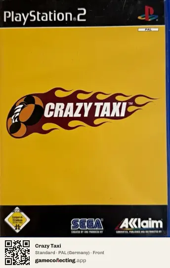 Crazy Taxi PlayStation 2, Germany box front