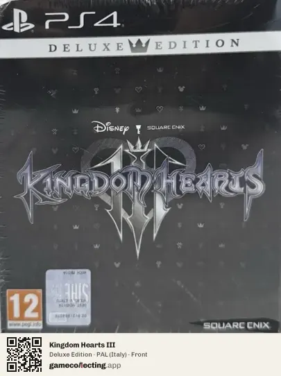 Kingdom Hearts III PlayStation 4, Italy box front