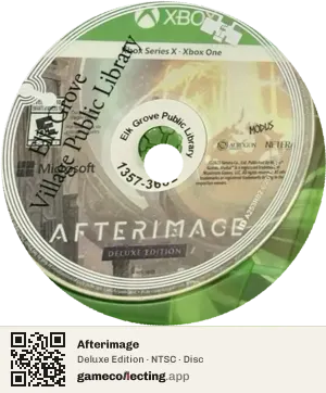 Afterimage Xbox Series X, NTSC disc