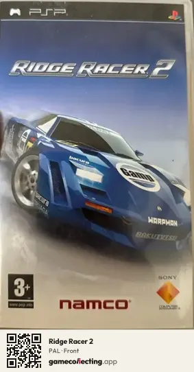 Ridge Racer 2 PlayStation Portable, PAL box front