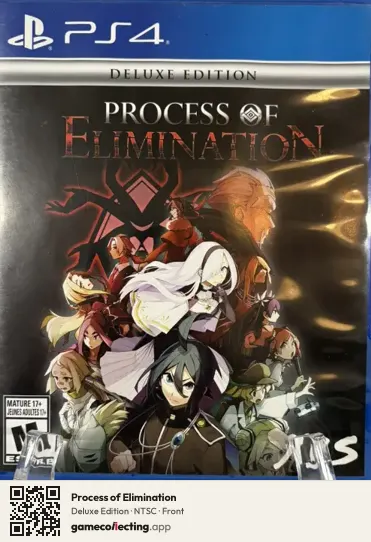 Process of Elimination PlayStation 4, NTSC box front