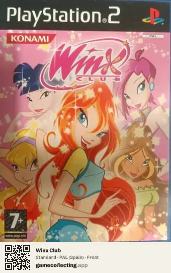 Winx Club PlayStation 2, Spain box front