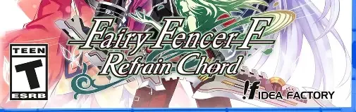 Fairy Fencer F: Refrain Chord, the ESRB box on its front