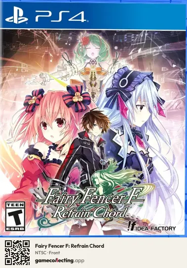 Fairy Fencer F: Refrain Chord PlayStation 4, NTSC box front