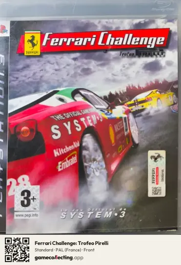 Ferrari Challenge: Trofeo Pirelli PlayStation 3, France box front