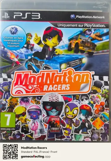 ModNation Racers PlayStation 3, France box front
