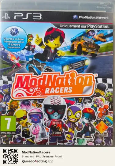 ModNation Racers PlayStation 3, France box front