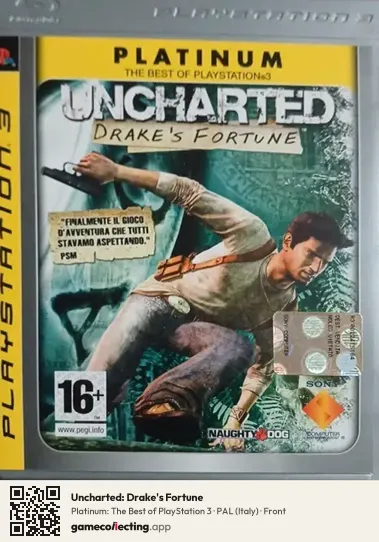 Uncharted: Drake's Fortune PlayStation 3, Italy box front