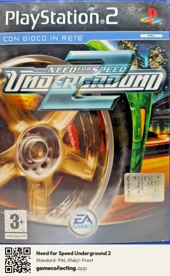 Need for Speed Underground 2 PlayStation 2, Italy box front