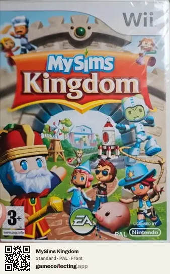 MySims Kingdom Nintendo Wii, PAL box front
