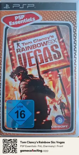 Tom Clancy's Rainbow Six: Vegas PlayStation Portable, Germany box front