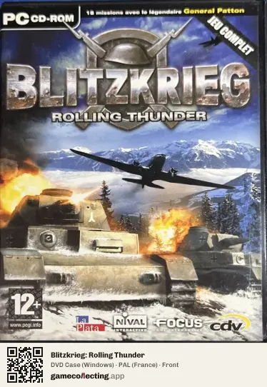 Blitzkrieg: Rolling Thunder Computer, France box front