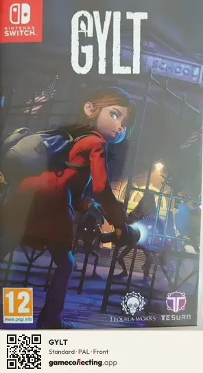 GYLT Nintendo Switch, PAL box front