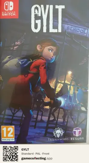 GYLT Nintendo Switch, PAL box front