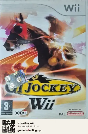 G1 Jockey Wii Nintendo Wii, PAL box front