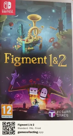 Figment 1 & 2 Nintendo Switch, PAL box front