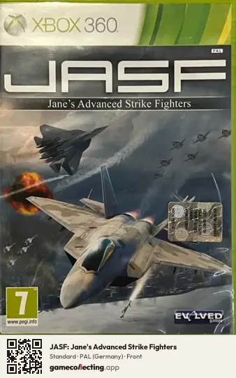 JASF: Jane's Advanced Strike Fighters Xbox 360, Germany box front