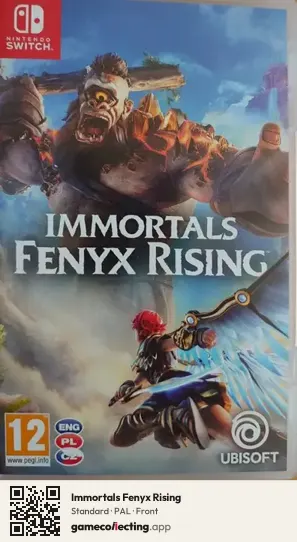 Immortals Fenyx Rising Nintendo Switch, PAL box front