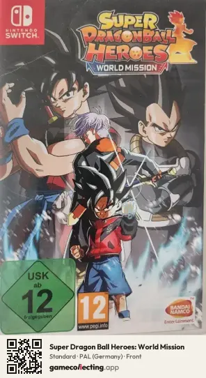 Super Dragon Ball Heroes: World Mission Nintendo Switch, Germany box front