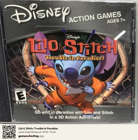 Lilo & Stitch: Trouble in Paradise Computer, NTSC box front