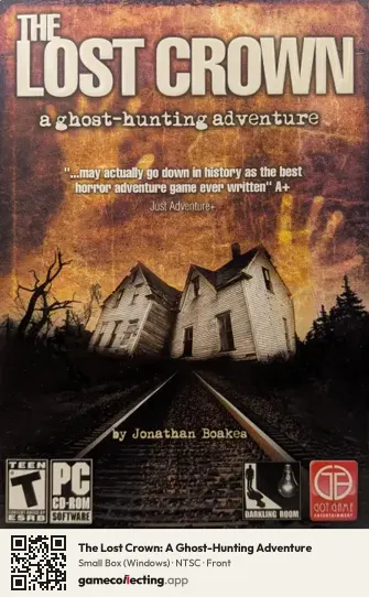 The Lost Crown: A Ghost-Hunting Adventure Computer, NTSC box front