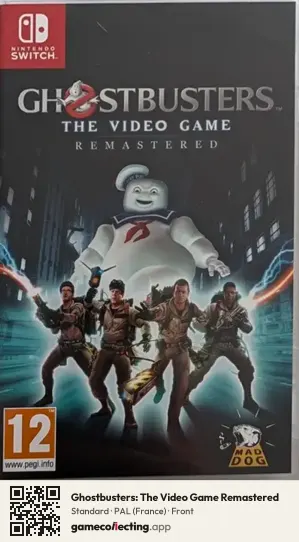 Ghostbusters: The Video Game Remastered Nintendo Switch, France box front