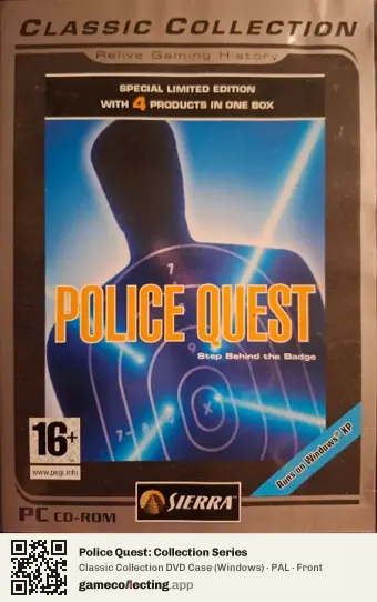 Police Quest: Collection Series Computer, PAL box front