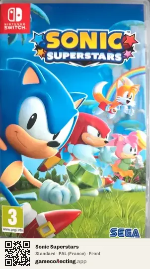 Sonic Superstars Nintendo Switch, France box front