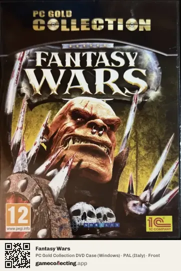 Fantasy Wars Computer, Italy box front