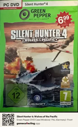 Silent Hunter 4: Wolves of the Pacific Computer, Germany box front