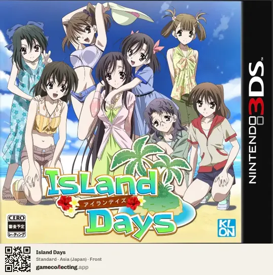 Island Days Nintendo 3DS, Japan box front