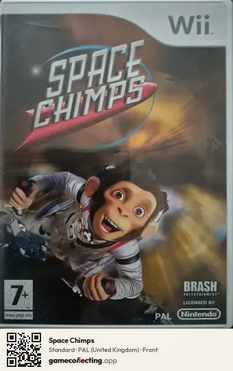 Space Chimps Nintendo Wii, United Kingdom box front