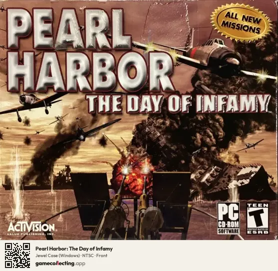 Pearl Harbor: The Day of Infamy Computer, NTSC box front