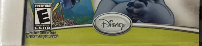 Disney Friends, the ESRB box on its front