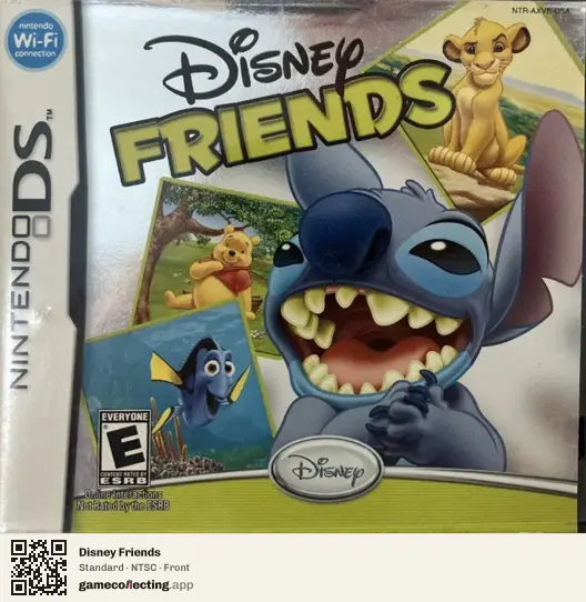 Disney Friends Nintendo DS, NTSC box front